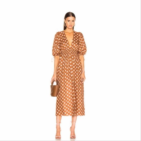 Zimmermann Dresses & Skirts - Zimmermann Primrose Shirred Waist Resort Dress — Linen